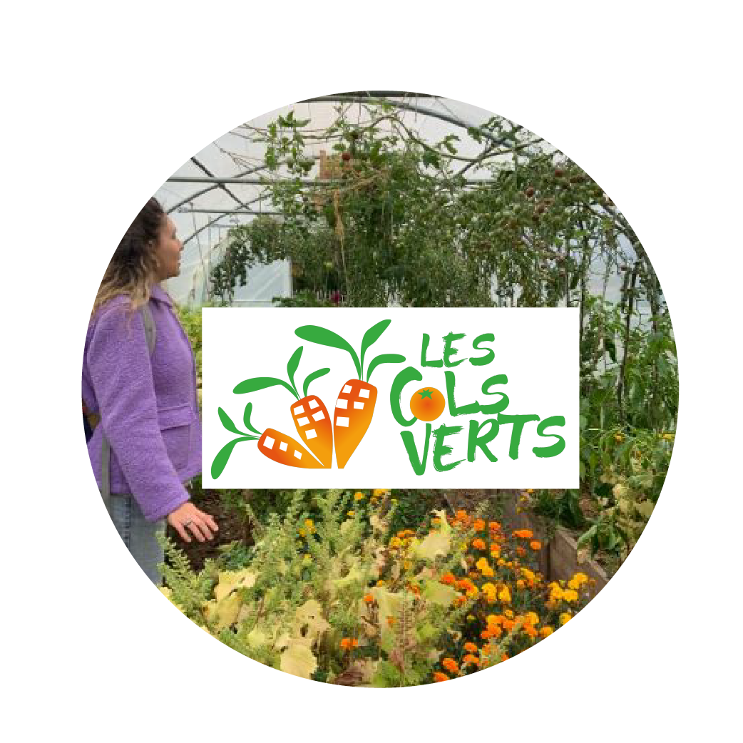 Olga en visite chez l’association Les Cols Verts