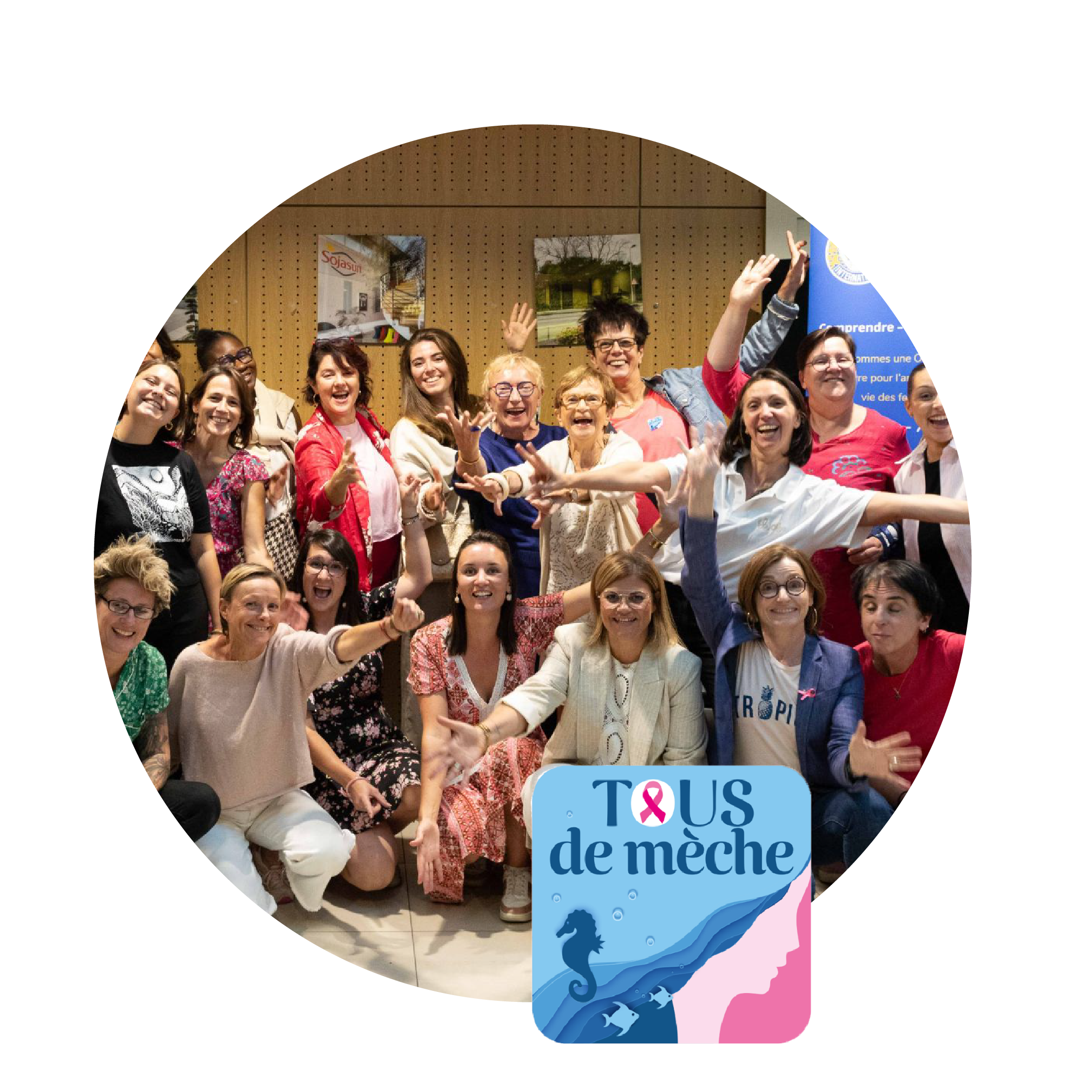 Olga réouvre son salon de coiffure éphémère pour Octobre Rose !