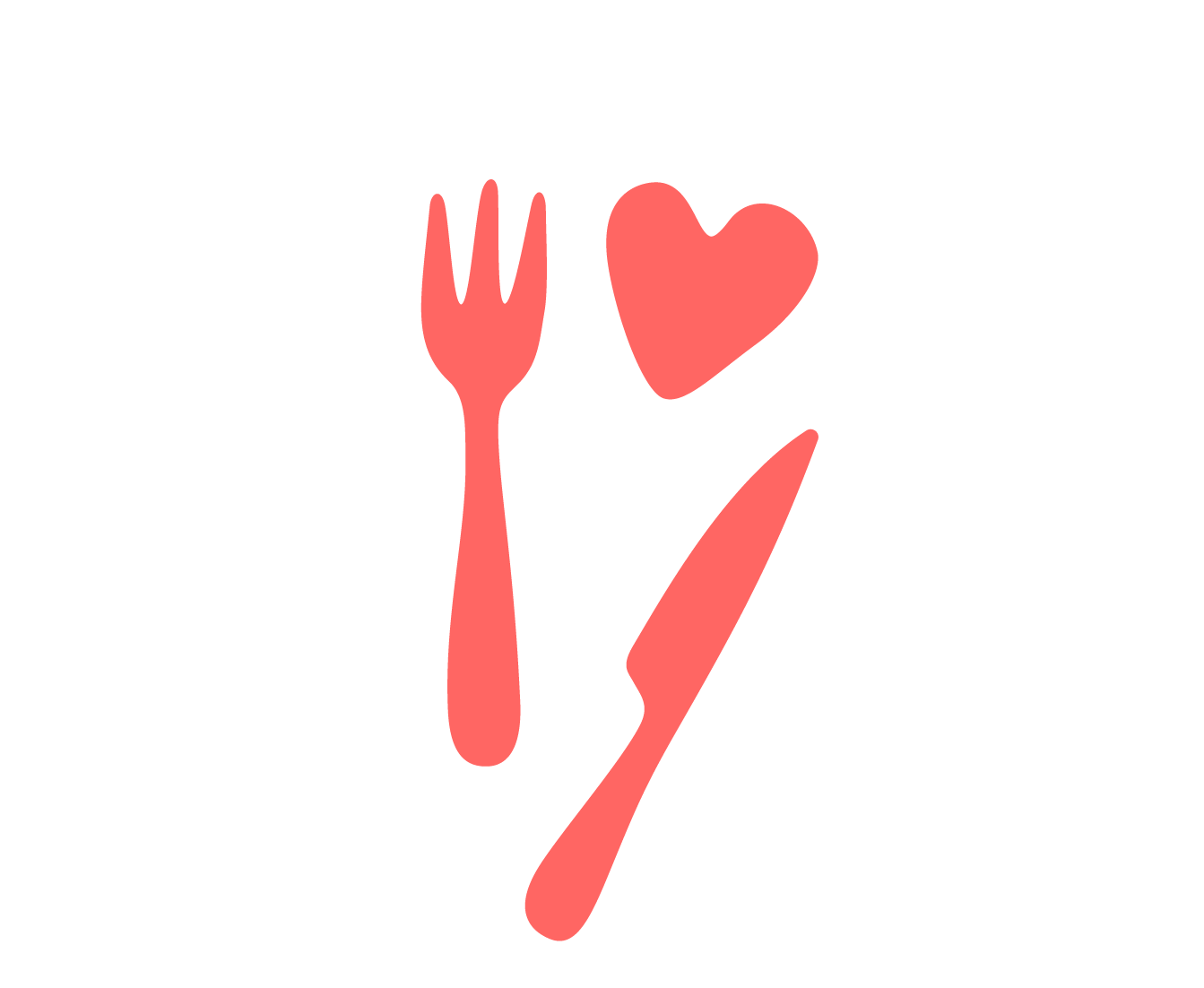 couverts alimentation saine